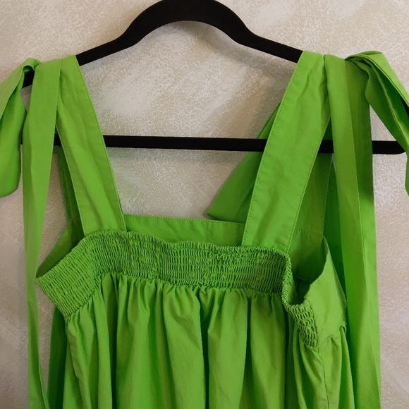 XS Oversized Sundress By Christopher John Rogers POCKETS Little - Picture 6 of 11